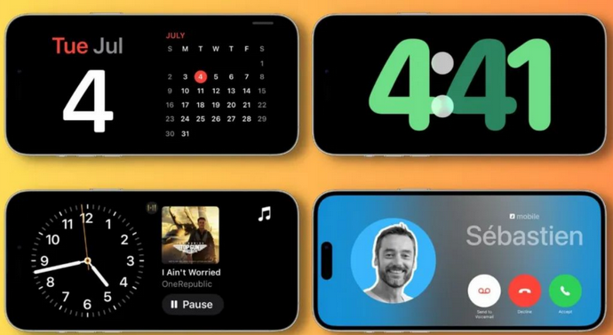 绩溪苹果手机维修分享iOS17横屏充电待机显示有什么好处 
