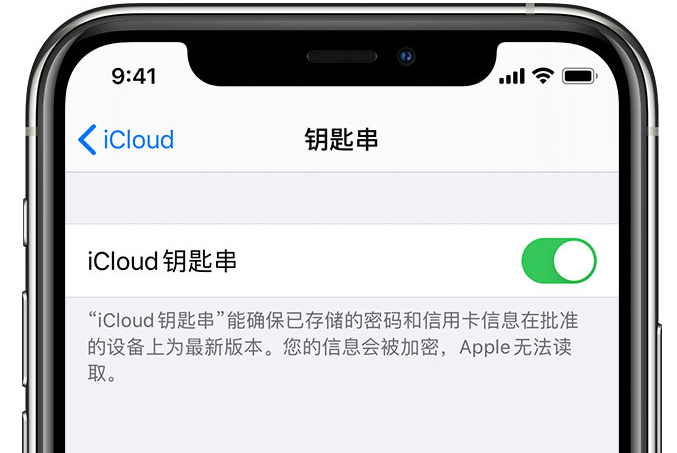 绩溪苹果手机维修分享在 iPhone 上开启 iCloud 钥匙串之后会储存哪些信息 